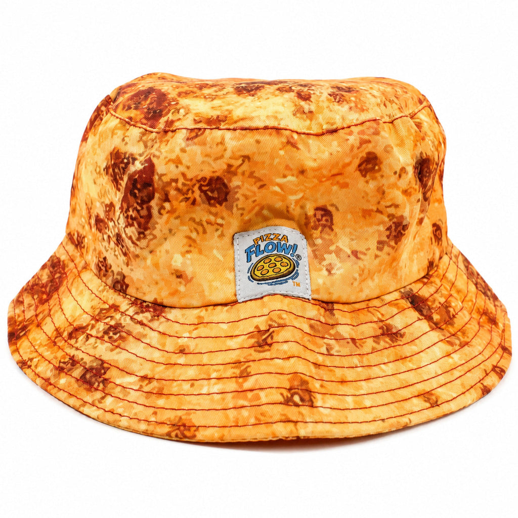 Pizza Flow Bucket Hat - It's like Wearing a Pizza on your head!