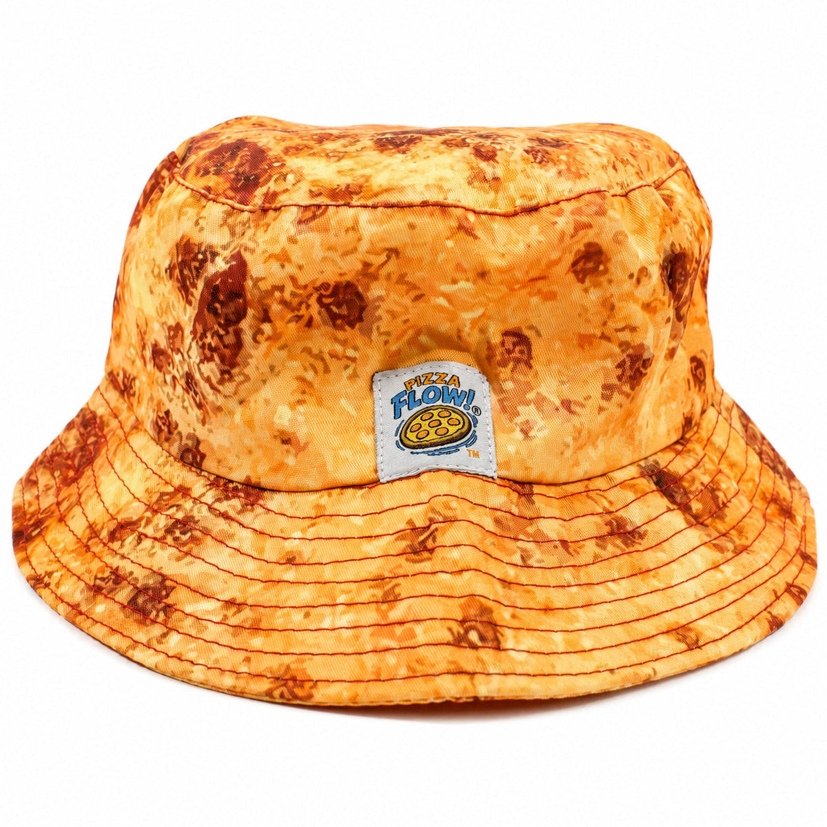 Pizza Flow Bucket Hat - It's like Wearing a Pizza on your head!